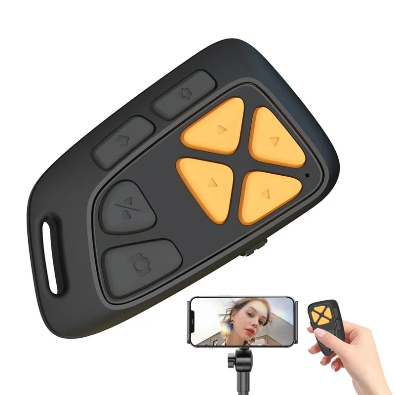 Drahtlose Fernbedienung Bluetooth-Kompatibel Seite Turner Kamera Foto und Video Clicker für Die Meisten Smartphone