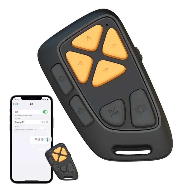 Drahtlose Fernbedienung Bluetooth-Kompatibel Seite Turner Kamera Foto und Video Clicker für Die Meisten Smartphone