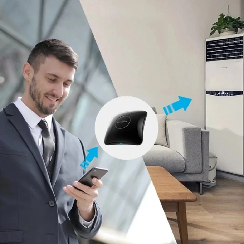 BroadLink RM4 Pro RM4 mini HTS2 Temperatur- und Feuchtigkeitssensor Version Drahtloser Universal-Fernbedienungs-Hub mit Smart-Home-Lösung
