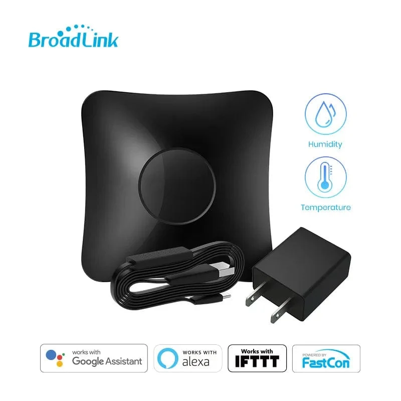 BroadLink RM4 Pro RM4 mini HTS2 Temperatur- und Feuchtigkeitssensor Version Drahtloser Universal-Fernbedienungs-Hub mit Smart-Home-Lösung