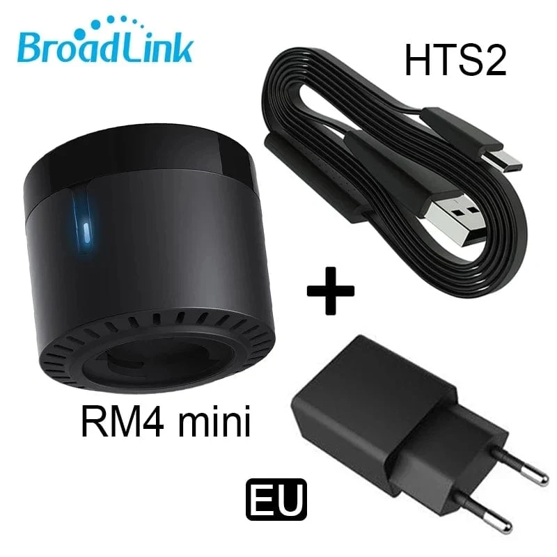 BroadLink RM4 Pro RM4 mini HTS2 Temperatur- und Feuchtigkeitssensor Version Drahtloser Universal-Fernbedienungs-Hub mit Smart-Home-Lösung