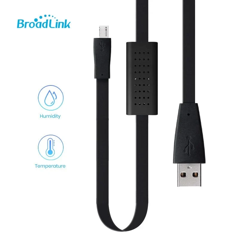 BroadLink RM4 Pro RM4 mini HTS2 Temperatur- und Feuchtigkeitssensor Version Drahtloser Universal-Fernbedienungs-Hub mit Smart-Home-Lösung