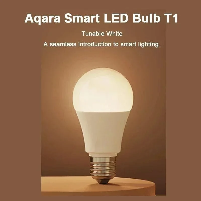 Aqara Smart LED Birne T1 E27 Zigbee 3.0 2700K-6500K 220-240V Bluetooth Fernbedienung Lampe Licht für Xiaomi Mihome APP Homek