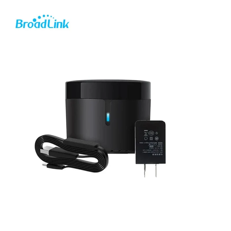 Broadlink RM4mini+HTS Temperatur-Feuchtigkeitssensor WiFi IR-Fernbedienung für Klimaanlage TV-Set-Top-Box Funktioniert mit Alexa