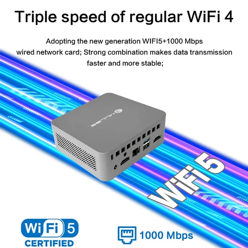 MLLSE G3 Mini-PC Gemini-Lake N100 Windows 11 Pro Intel 12. DDR4 8 GB RAM 256 GB ROM WiFi 5 BT4.2 Desktop-Computer Mini-PC Arbeit