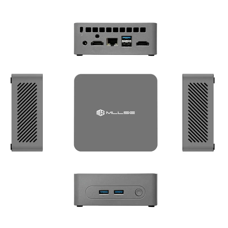 MLLSE G3 Mini-PC Gemini-Lake N100 Windows 11 Pro Intel 12. DDR4 8 GB RAM 256 GB ROM WiFi 5 BT4.2 Desktop-Computer Mini-PC Arbeit