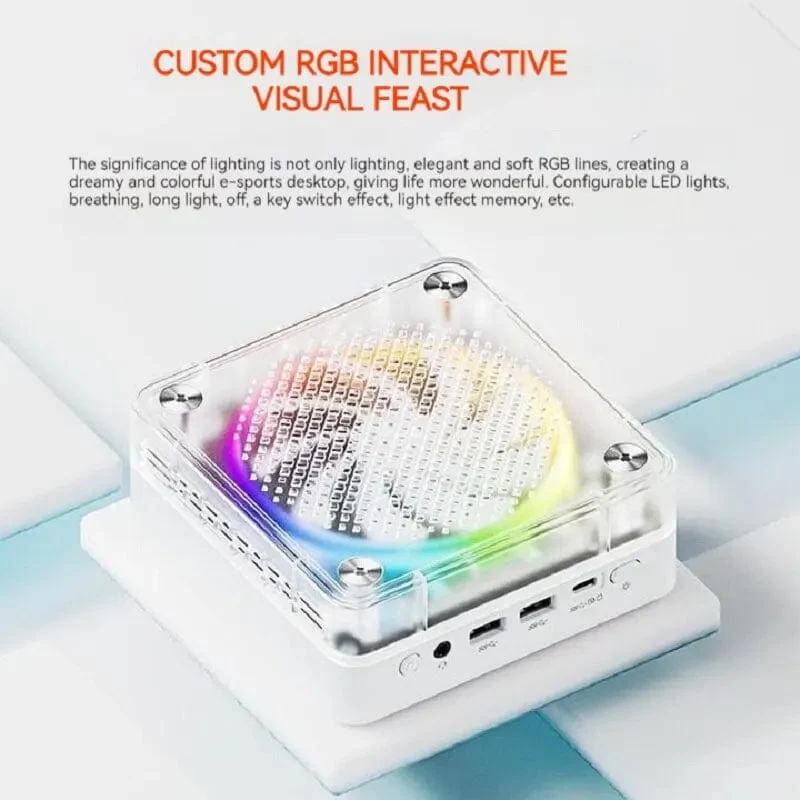 FIREBAT MN56 MINIPC AMD R7-7735HS 7840HS 6600H 7940HS Mini-PC Gamer Bunter 16 GB 512 GB DDR5 Desktop-Gaming-Computer BT5.2 WIFI6