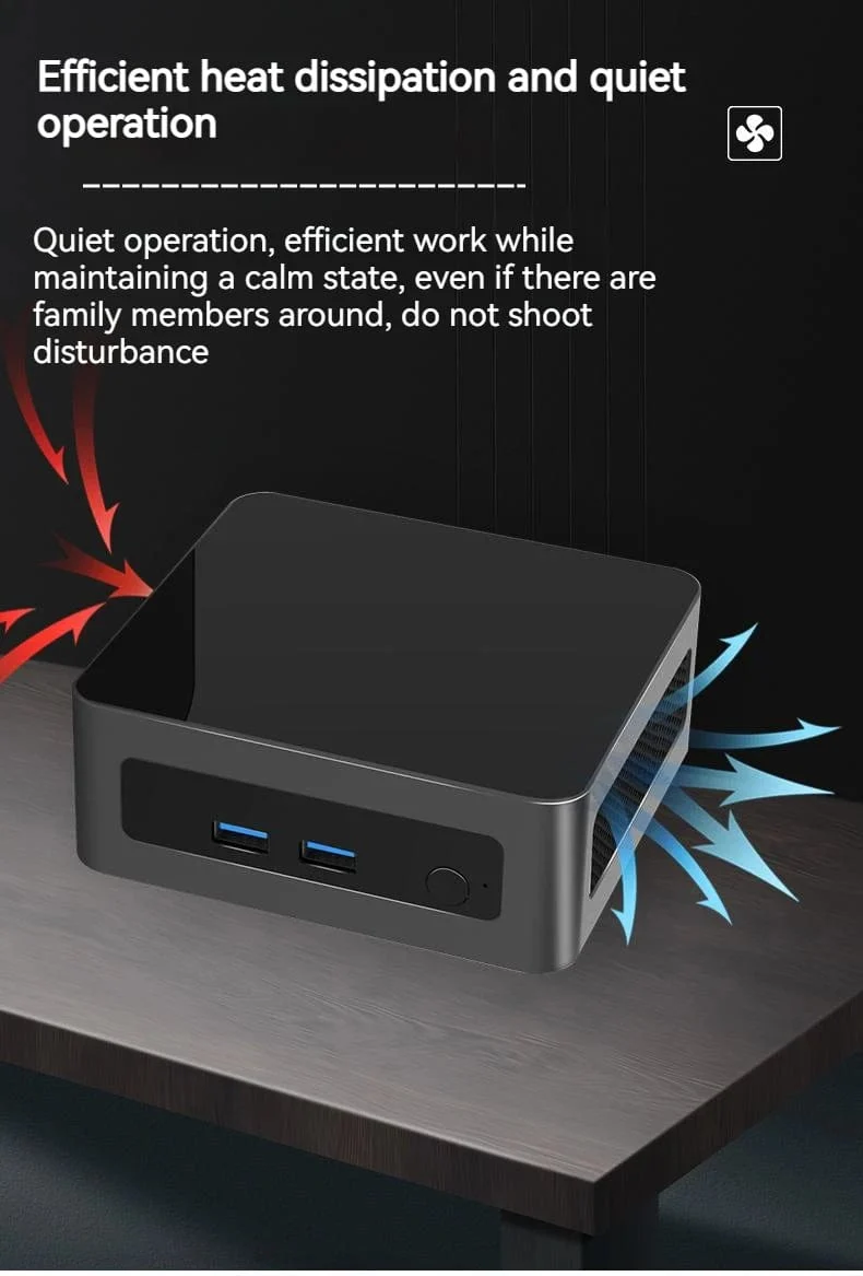FIREBAT MN56 Mini-PC Gamer AMD Ryzen 5 5600H Windows 11 DDR4 Nvme SSD MiniPC WIFI6 BT5.2 Für Gaming-Desktop-Computer