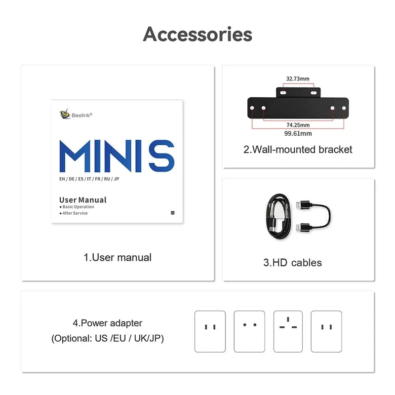 Beelink Mini S12 Pro Intel 12. Generation N100 16G 500G Mini S12 Intel N95 Mini-PC DDR4 8G 256G SSD Desktop-Gaming-Computer VS T8 Pro