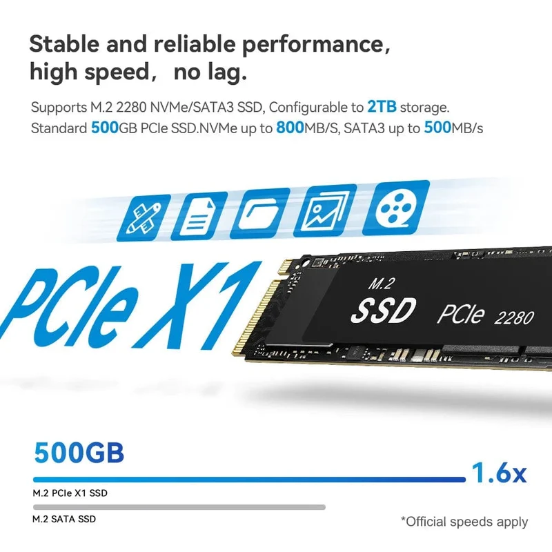 Beelink Mini S12 Pro Intel 12. Generation N100 16G 500G Mini S12 Intel N95 Mini-PC DDR4 8G 256G SSD Desktop-Gaming-Computer VS T8 Pro