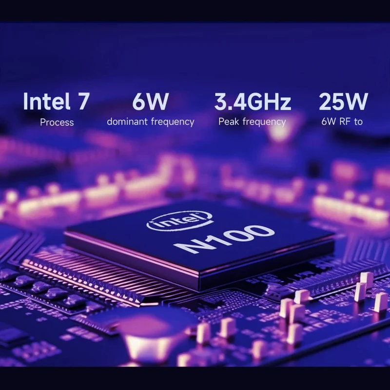 MLLSE G2 Mini-PC Windows 11 Pro Alder Lake N100 Intel 12. DDR4 12 GB RAM 512 GB SSD WiFi 6 BT5.2 Desktop-Computer Mini-PC Arbeit