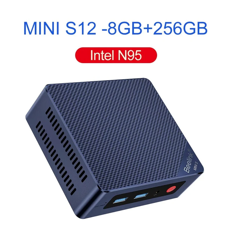 Beelink Mini S12 Pro N100 Intel 12. Generation 16G 500G Mini S Intel 11. Generation N5095 DDR4 8GB 128GB SSD Desktop-Gaming-Computer N95 VS GK3V