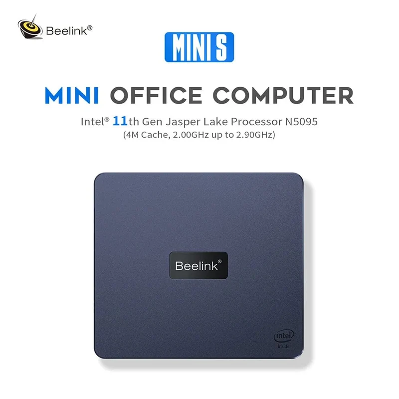 Beelink Mini S12 Pro N100 Intel 12. Generation 16G 500G Mini S Intel 11. Generation N5095 DDR4 8GB 128GB SSD Desktop-Gaming-Computer N95 VS GK3V