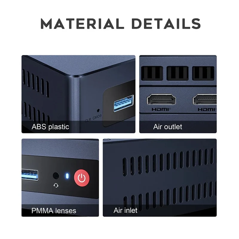 Beelink Mini S12 Pro N100 Intel 12. Generation 16G 500G Mini S Intel 11. Generation N5095 DDR4 8GB 128GB SSD Desktop-Gaming-Computer N95 VS GK3V