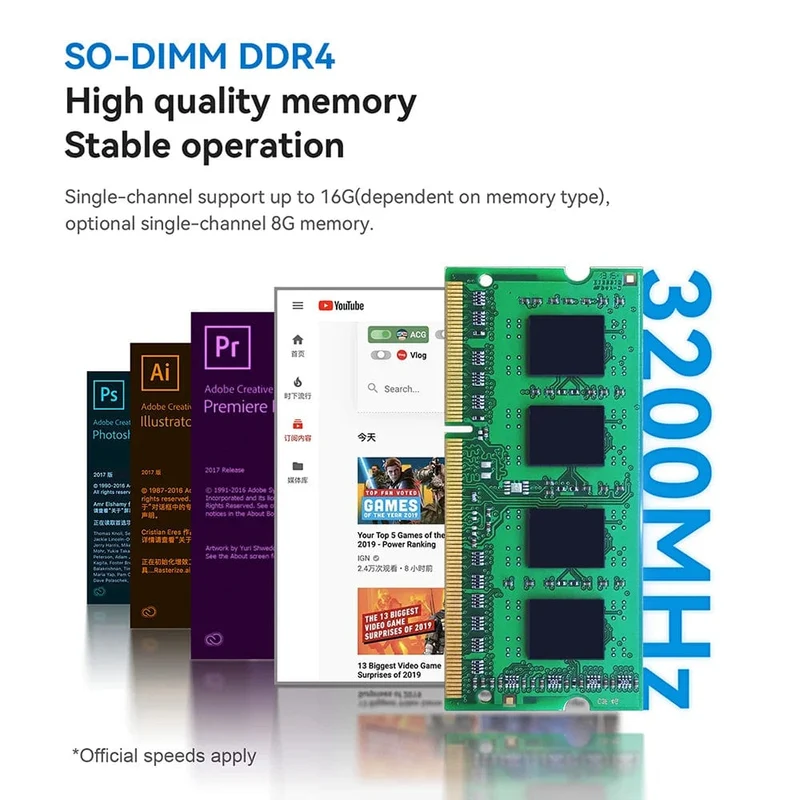 Beelink Mini S12 Pro N100 Intel 12. Generation 16G 500G Mini S Intel 11. Generation N5095 DDR4 8GB 128GB SSD Desktop-Gaming-Computer N95 VS GK3V