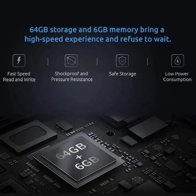 MLLSE M2 Mini-PC Intel Celeron N3350 CPU 6G RAM 64G ROM USB3.0 Win10 WiFi Bluetooth 4.2 Tragbarer Desktop-Computer