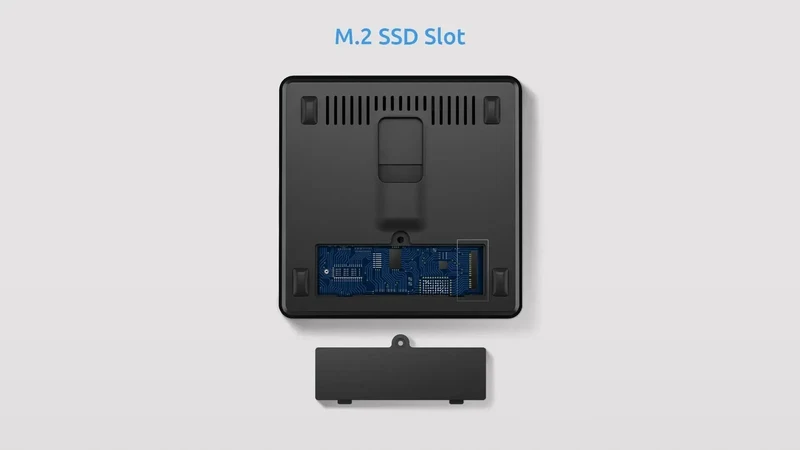 MLLSE M2 Mini-PC Intel Celeron N3350 CPU 6G RAM 64G ROM USB3.0 Win10 WiFi Bluetooth 4.2 Tragbarer Desktop-Computer