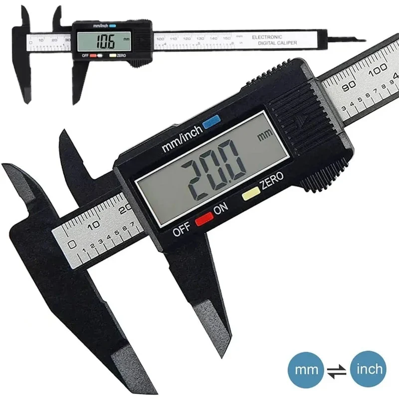 Digitaler Messschieber mit Nonius, Kalibrator, Pied a Coulisse, Inspektionswerkzeuge, Jobmessung, Messgeräte, Messanalyseinstrumente