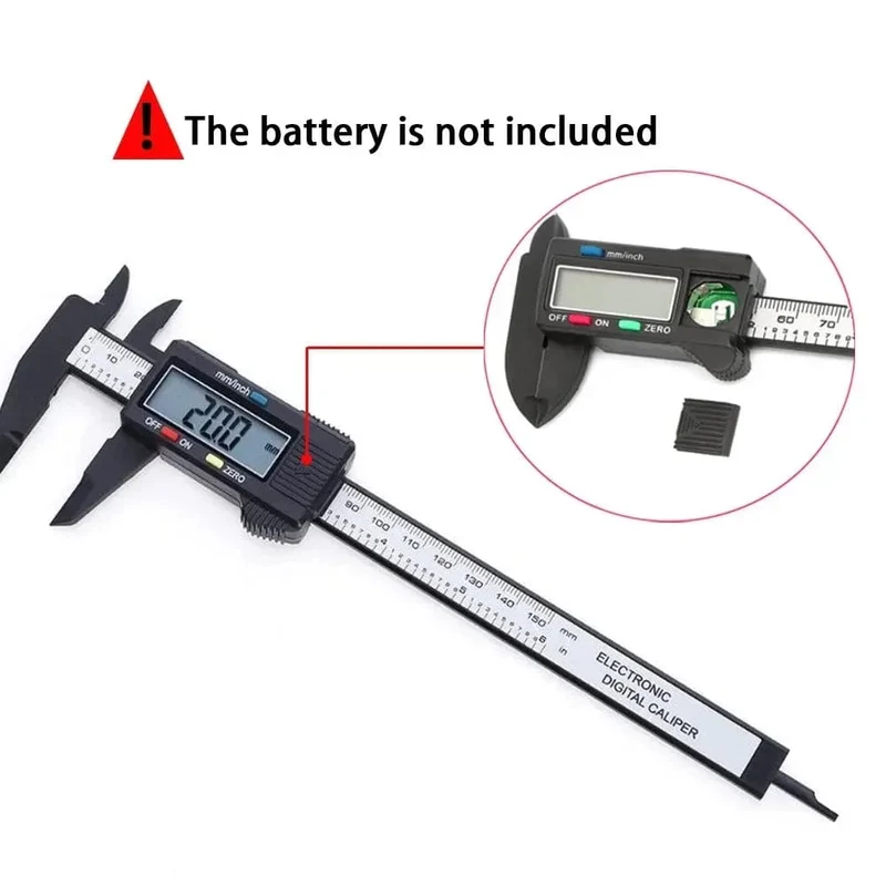 Digitaler Messschieber mit Nonius, Kalibrator, Pied a Coulisse, Inspektionswerkzeuge, Jobmessung, Messgeräte, Messanalyseinstrumente