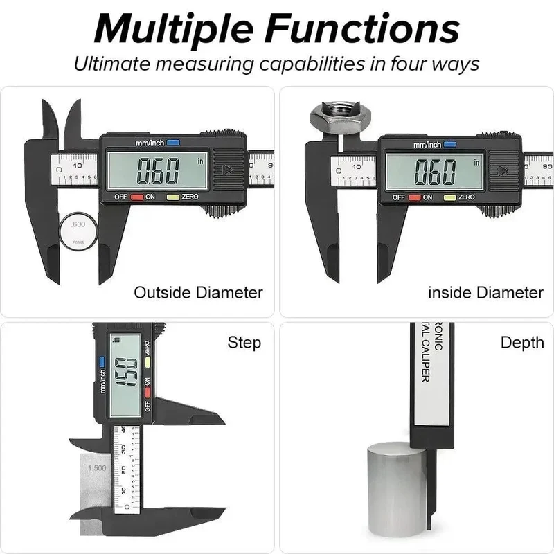 Digitaler Messschieber mit Nonius, Kalibrator, Pied a Coulisse, Inspektionswerkzeuge, Jobmessung, Messgeräte, Messanalyseinstrumente