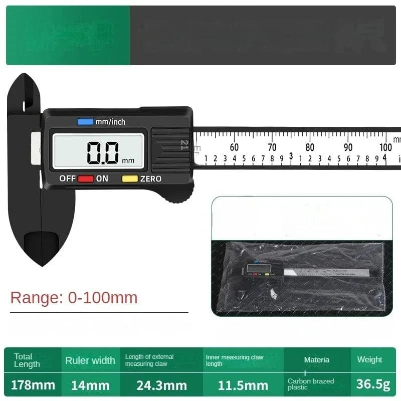 Digitaler Messschieber mit Nonius, Kalibrator, Pied a Coulisse, Inspektionswerkzeuge, Jobmessung, Messgeräte, Messanalyseinstrumente