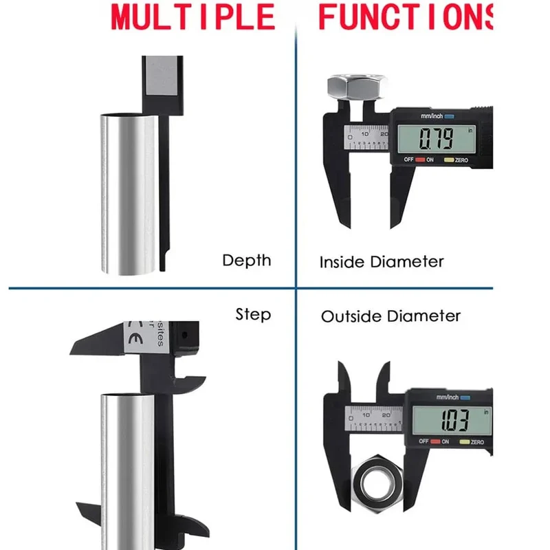 Digitaler Messschieber mit Nonius, Kalibrator, Pied a Coulisse, Inspektionswerkzeuge, Jobmessung, Messgeräte, Messanalyseinstrumente