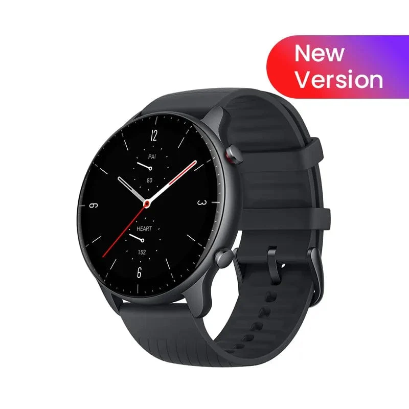 [Neue Version] Amazfit GTR 2 Smartwatch 46 mm Alexa Integriertes gebogenes rahmenloses Design Smartwatch mit ultralanger Akkulaufzeit