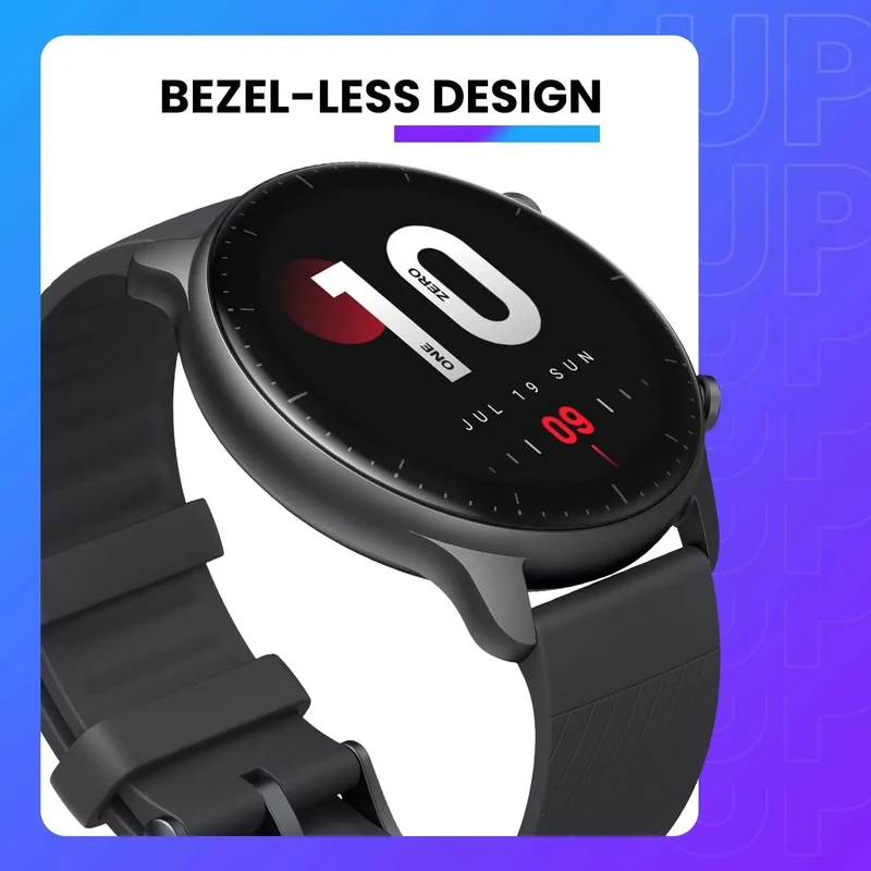 [Neue Version] Amazfit GTR 2 Smartwatch 46 mm Alexa Integriertes gebogenes rahmenloses Design Smartwatch mit ultralanger Akkulaufzeit