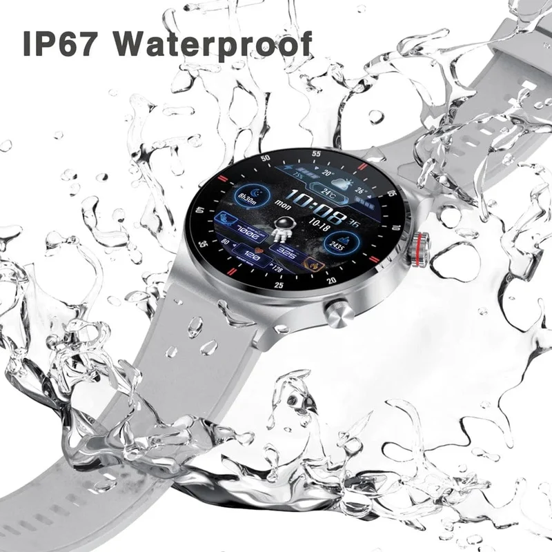 2023 Luxus-Smartwatches für Männer, NFC, BT-Anruf, Fitness, wasserdicht, Sport, Handgelenk, intelligente Smartwatches für Frauen, Kinder, Xiaomi, Huawei