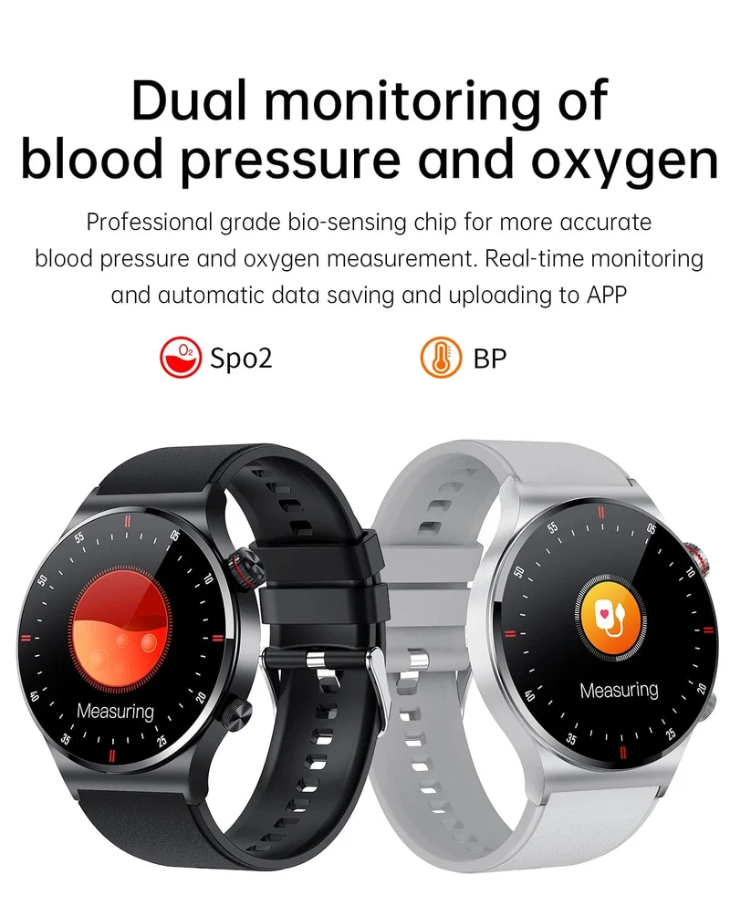 2023 Luxus-Smartwatches für Männer, NFC, BT-Anruf, Fitness, wasserdicht, Sport, Handgelenk, intelligente Smartwatches für Frauen, Kinder, Xiaomi, Huawei