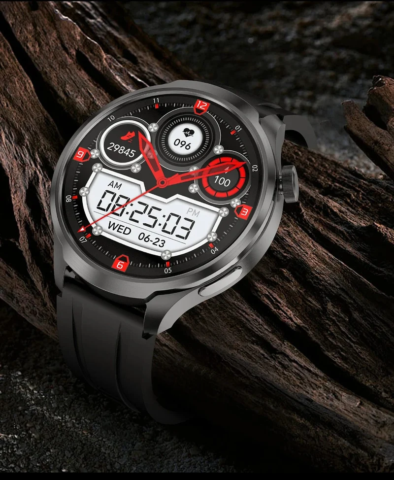 2024 Neu für Huawei Outdoor Sports Smart Watch Männer AMOLED-Bildschirm NFC GPS Kompass Herzfrequenz Wasserdichte Bluetooth-Anruf-SmartWatch