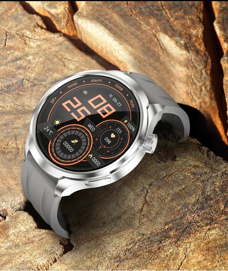 2024 Neu für Huawei Outdoor Sports Smart Watch Männer AMOLED-Bildschirm NFC GPS Kompass Herzfrequenz Wasserdichte Bluetooth-Anruf-SmartWatch