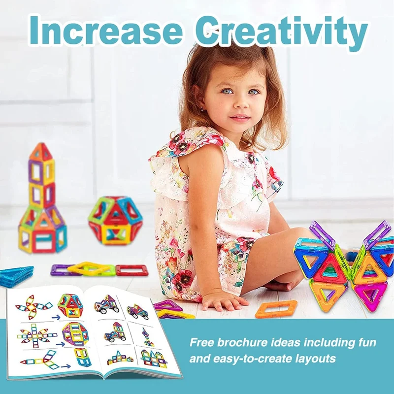 Magnetische Bausteine ​​in Groß- und Minigröße, DIY-Magnetspielzeug für Kinder, Designer-Baukasten, Geschenke für Kinderspielzeug