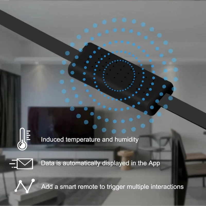 Broadlink RM4 MINI IR-Fernbedienung Klimaanlage TV Set-Top-Box Temperatur Feuchtigkeitssensor HTS2 mit Alexa