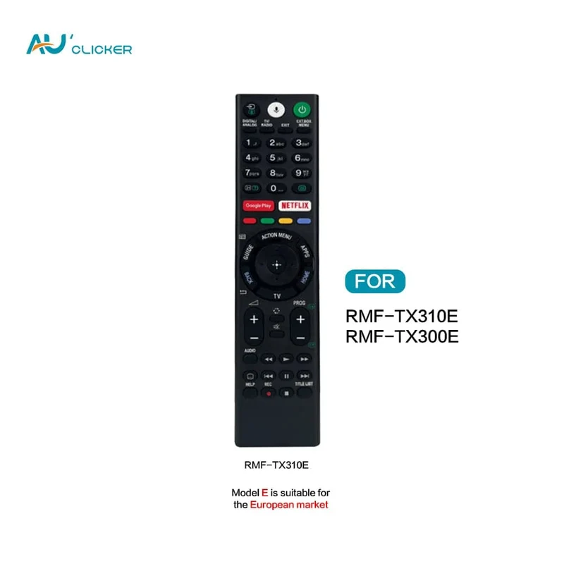 RMF-TX300E RMF-TX310E Ersatz-Sprachfernbedienung für die Bravia-Serie für Sony 4K Ultra HD Smart LED-Fernseher RMF-TX310U