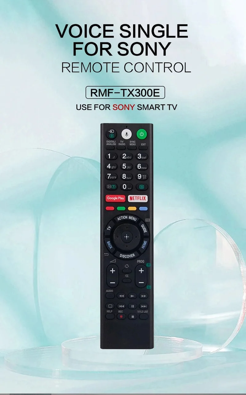 RMF-TX300E RMF-TX310E Ersatz-Sprachfernbedienung für die Bravia-Serie für Sony 4K Ultra HD Smart LED-Fernseher RMF-TX310U