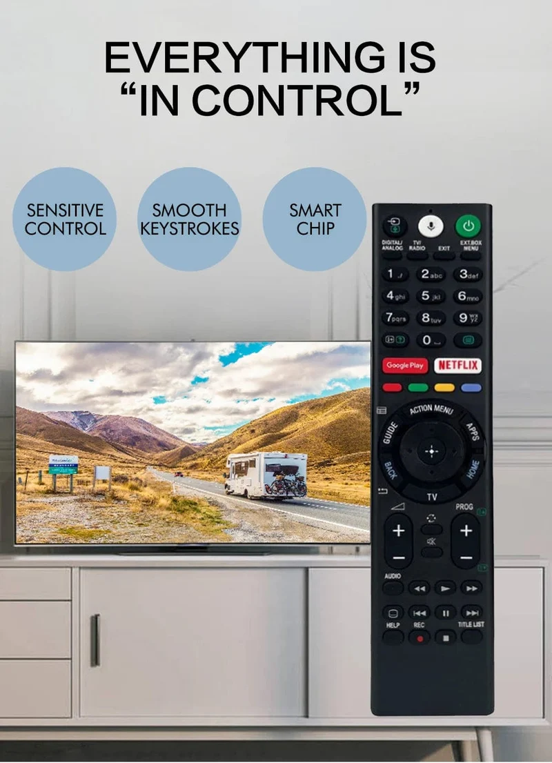 RMF-TX300E RMF-TX310E Ersatz-Sprachfernbedienung für die Bravia-Serie für Sony 4K Ultra HD Smart LED-Fernseher RMF-TX310U