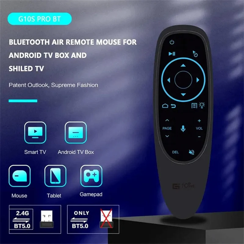 2.4g Wireless Mini Air Fly Maus Smart Voice Fernbedienung G10 G10s Pro Gyroskop IR Lernen Kompatibel für Android PC TV Box