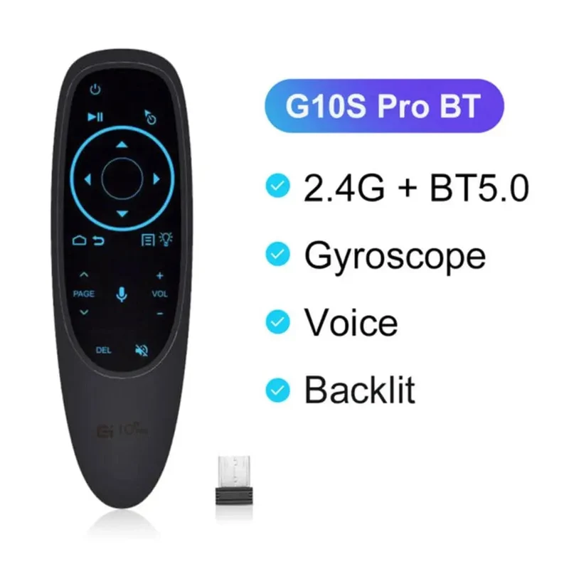 2.4g Wireless Mini Air Fly Maus Smart Voice Fernbedienung G10 G10s Pro Gyroskop IR Lernen Kompatibel für Android PC TV Box