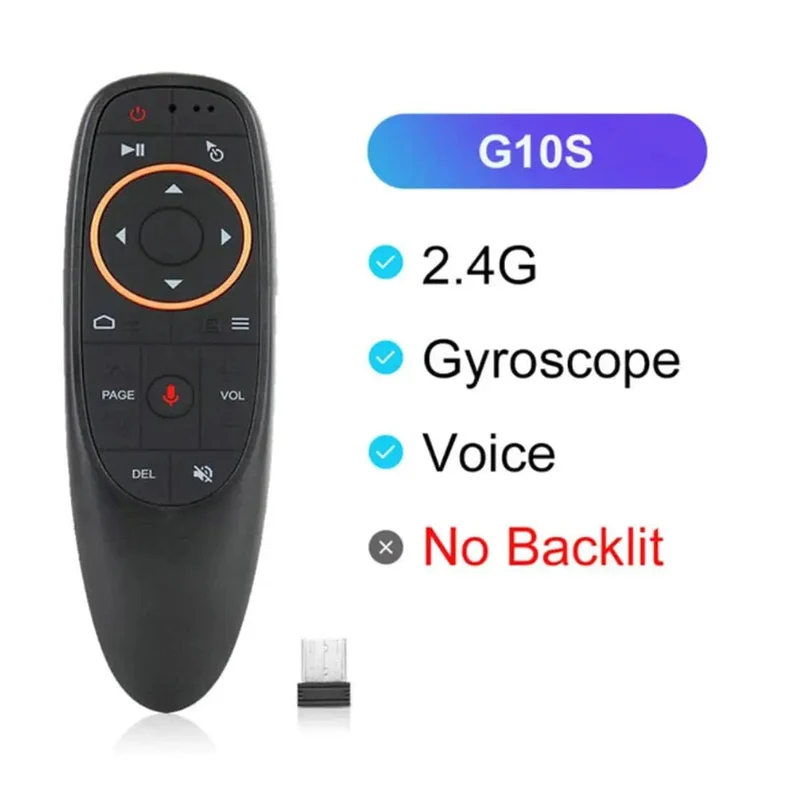 2.4g Wireless Mini Air Fly Maus Smart Voice Fernbedienung G10 G10s Pro Gyroskop IR Lernen Kompatibel für Android PC TV Box