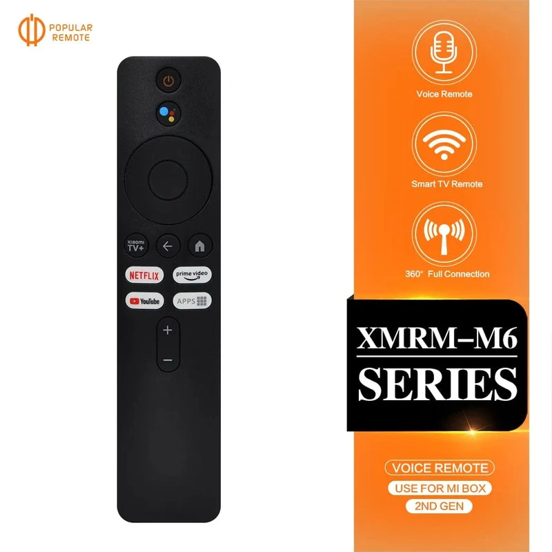 XMRM-M6 Stimme fernbedienung für Xiaomi mi 2nd Gen Box Anwendbar zu TV Box S (2nd Gen) 4K Ultra HD Streaming Media Player