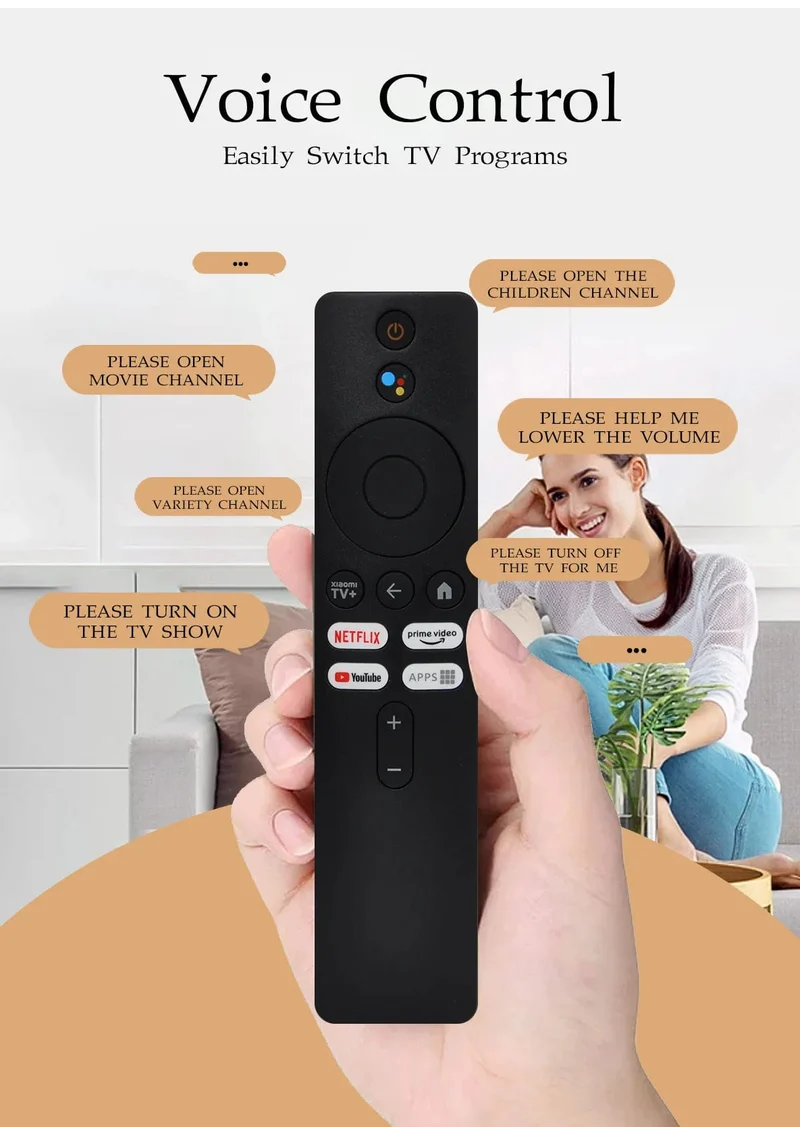 XMRM-M6 Stimme fernbedienung für Xiaomi mi 2nd Gen Box Anwendbar zu TV Box S (2nd Gen) 4K Ultra HD Streaming Media Player