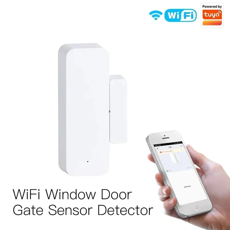 MOES Tuya ZigBee/WiFi Smart Fenster Tür Tor Sensor Detektor Smart Home Security Alarm System Smart Leben Tuya App fernbedienung