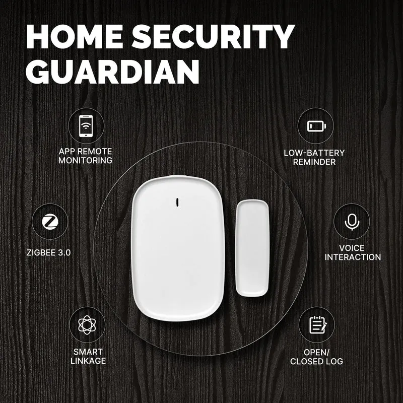 MOES Tuya ZigBee/WiFi Smart Fenster Tür Tor Sensor Detektor Smart Home Security Alarm System Smart Leben Tuya App fernbedienung