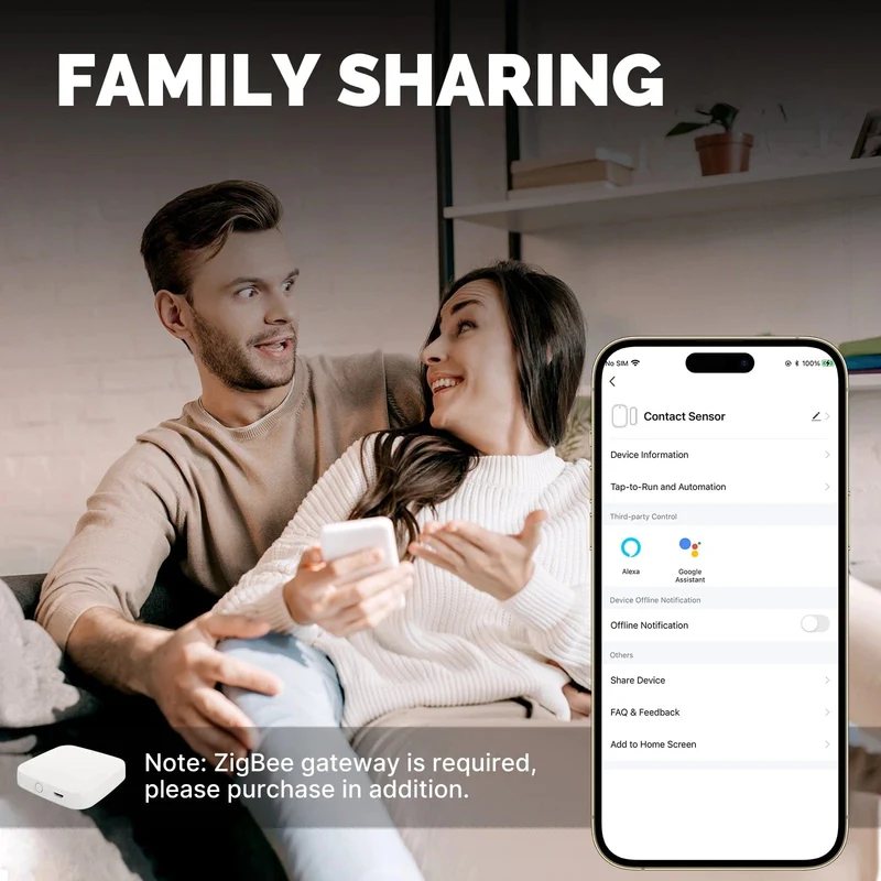 MOES Tuya ZigBee/WiFi Smart Fenster Tür Tor Sensor Detektor Smart Home Security Alarm System Smart Leben Tuya App fernbedienung