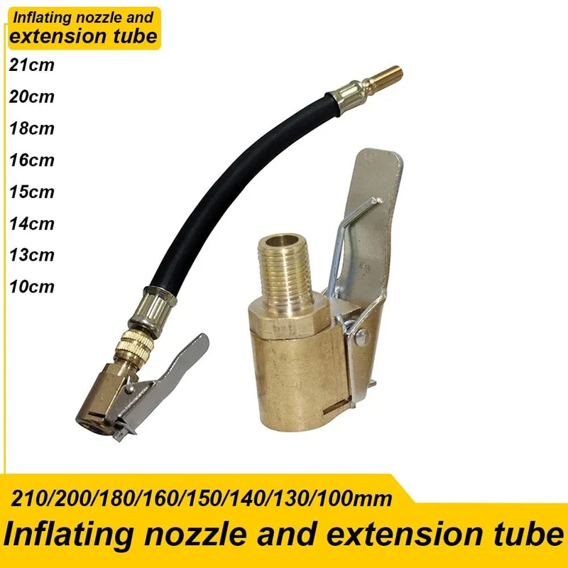 Motorrad Fahrrad Auto Reifen Luftpumpe Schlauch Aufblasbare Pumpe Verlängerung Rohr Adapter Twist Reifen Luft Anschluss Locking Air Chuck