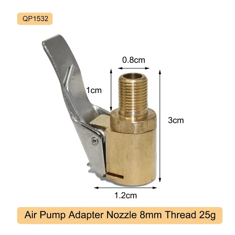 Motorrad Fahrrad Auto Reifen Luftpumpe Schlauch Aufblasbare Pumpe Verlängerung Rohr Adapter Twist Reifen Luft Anschluss Locking Air Chuck