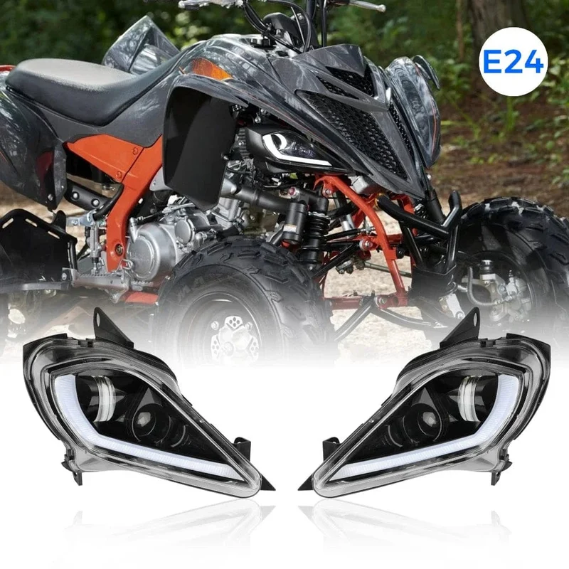 E24 ATV Scheinwerfer für Yamaha Raptor 700R 700 YFZ450 YFZ450R YFZ450X Wolverine 450 350 Raptor 250 350 2006-2024 Blinker licht