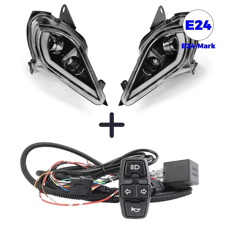E24 ATV Scheinwerfer für Yamaha Raptor 700R 700 YFZ450 YFZ450R YFZ450X Wolverine 450 350 Raptor 250 350 2006-2024 Blinker licht