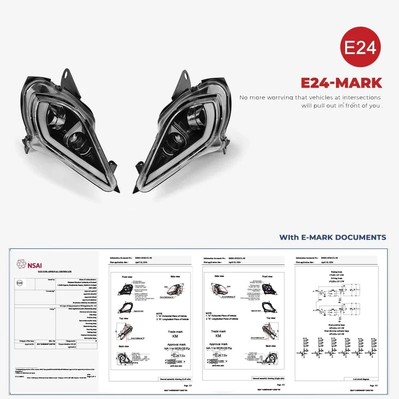 E24 ATV Scheinwerfer für Yamaha Raptor 700R 700 YFZ450 YFZ450R YFZ450X Wolverine 450 350 Raptor 250 350 2006-2024 Blinker licht